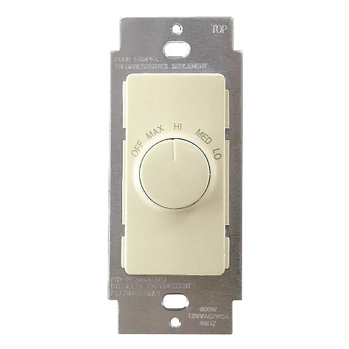 Leviton - R23-RTF01-10I - Rotary Fan Control Ivory - 1/Pack