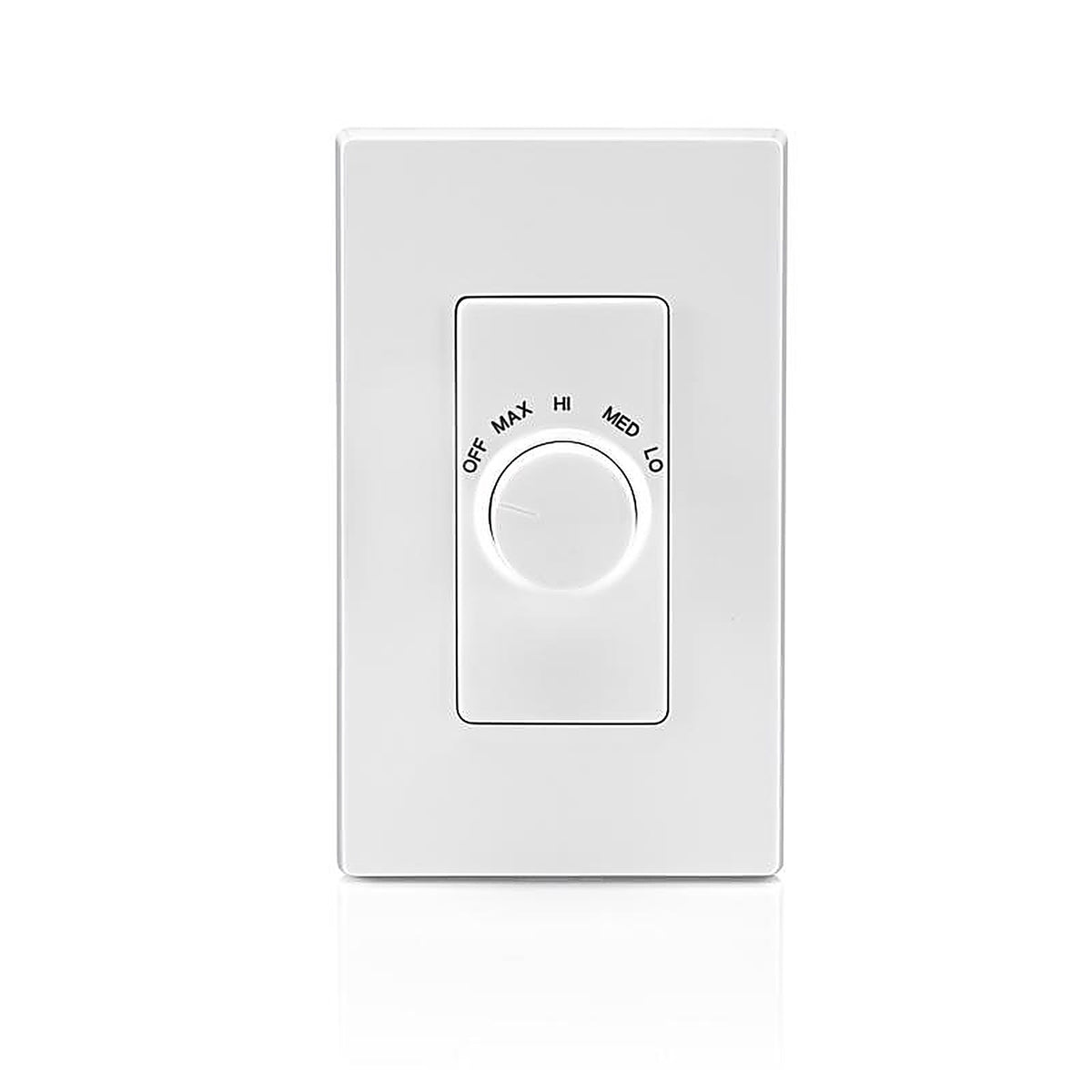 Leviton - R24-RTF01-10W - Decora 1.5 amps Single Pole Rotary Fan Control White - 1/Pack