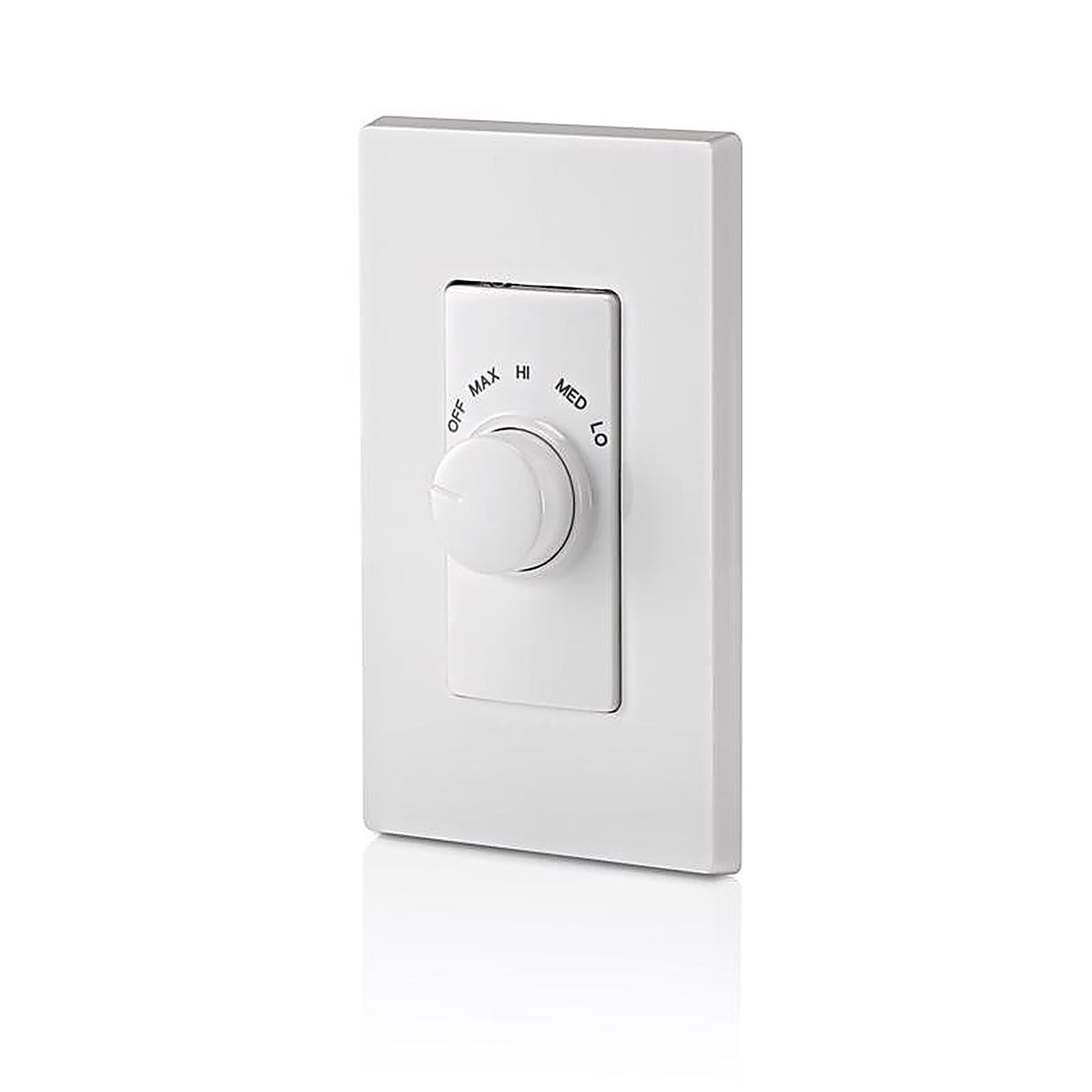 Leviton - R24-RTF01-10W - Decora 1.5 amps Single Pole Rotary Fan Control White - 1/Pack