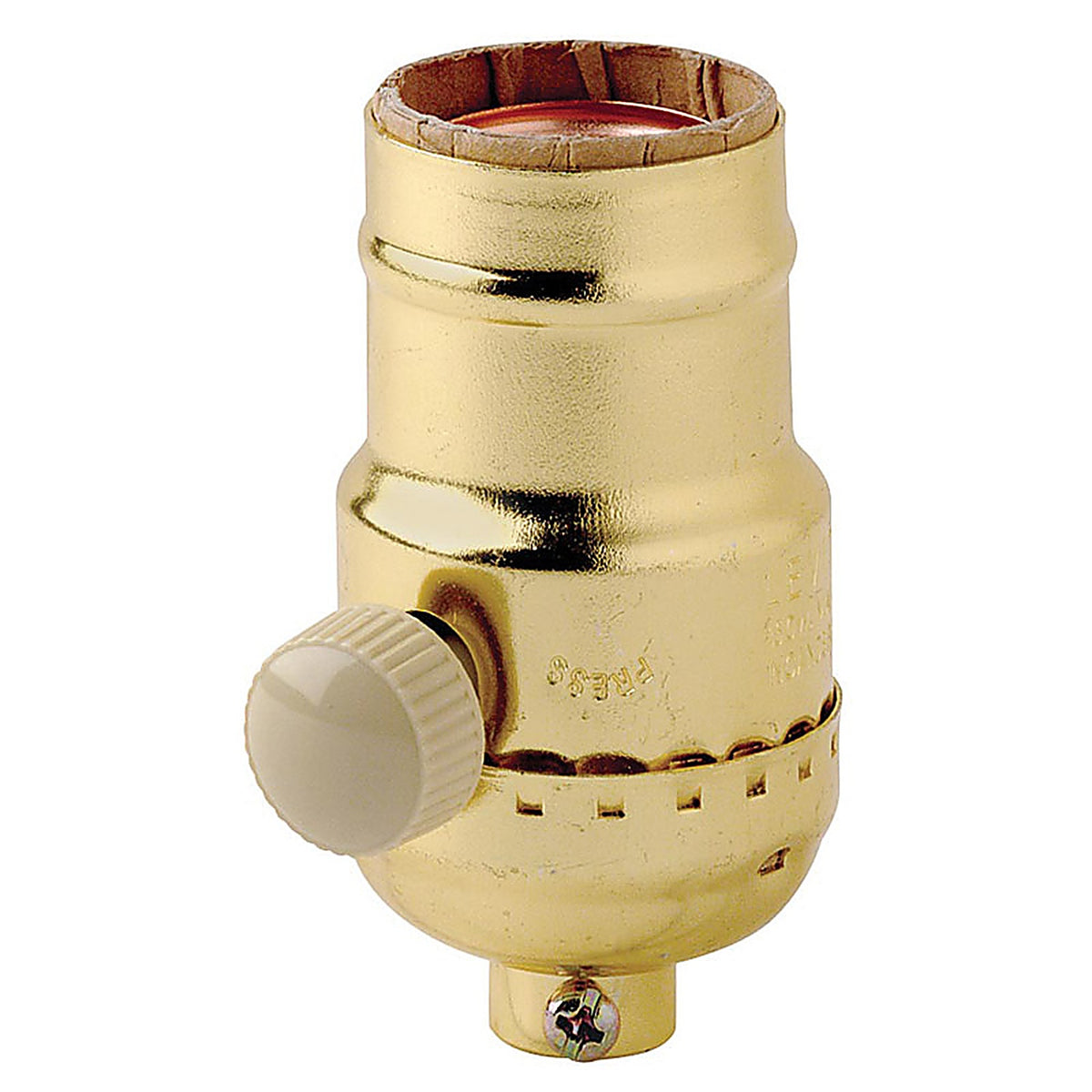 Leviton - C20-06151-000 - Aluminum Incandescent Medium Base Socket Dimmer - 1/Pack