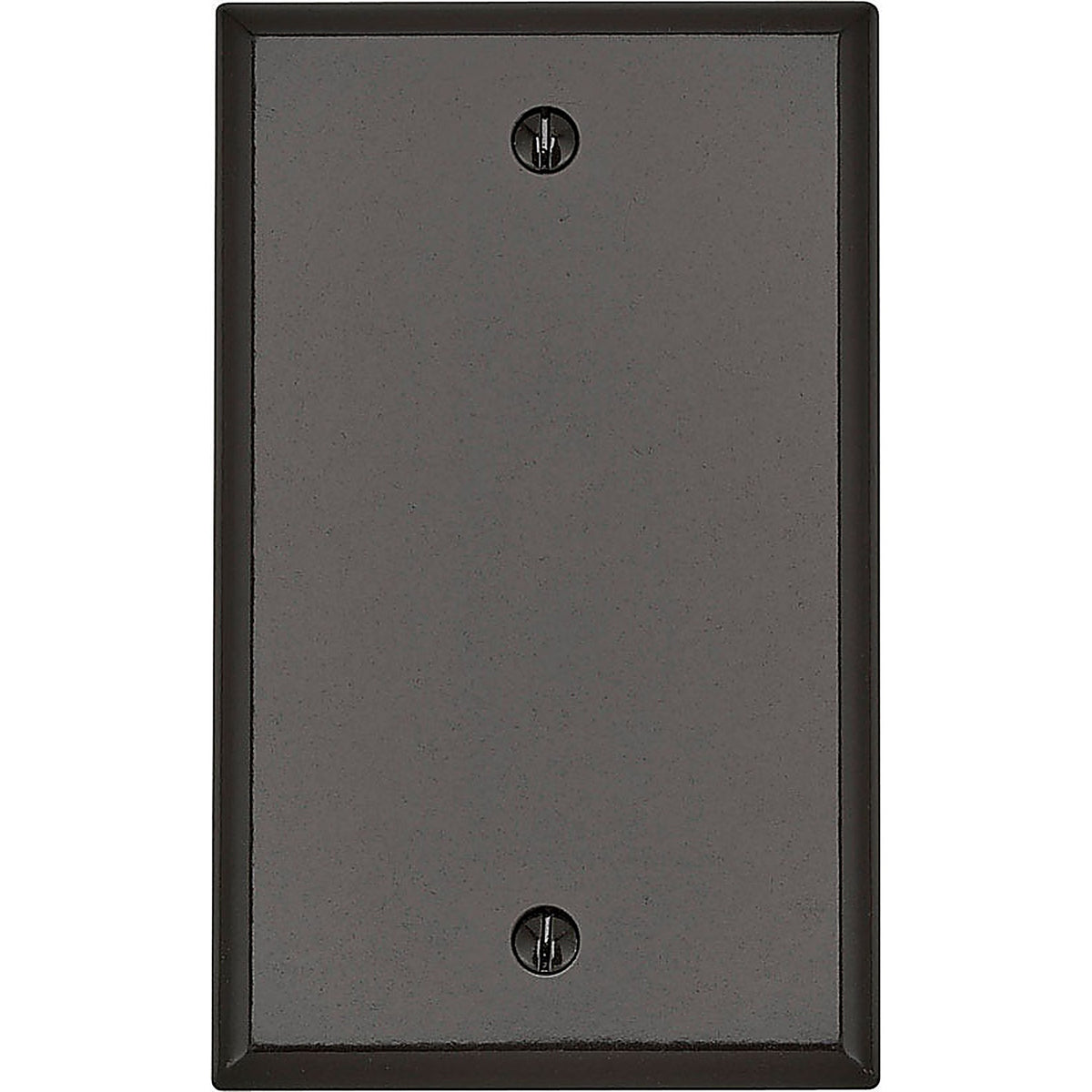 Leviton - 85014-000 - Brown 1 gang Thermoset Plastic Blank Wall Plate - 1/Pack