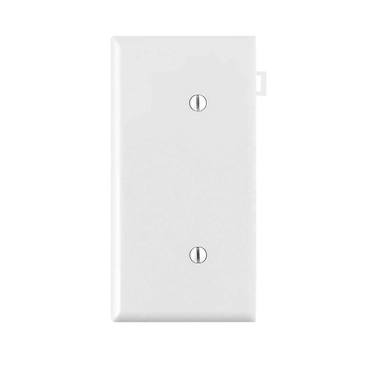 Leviton - PSE14-00W - White 1 gang Thermoplastic Nylon Blank Wall Plate 1 pk