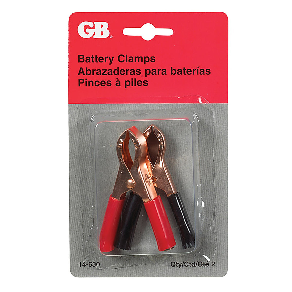 Gardner Bender - 14-630 - Insulated Wire Battery Clamps Multicolored - 2/Pack