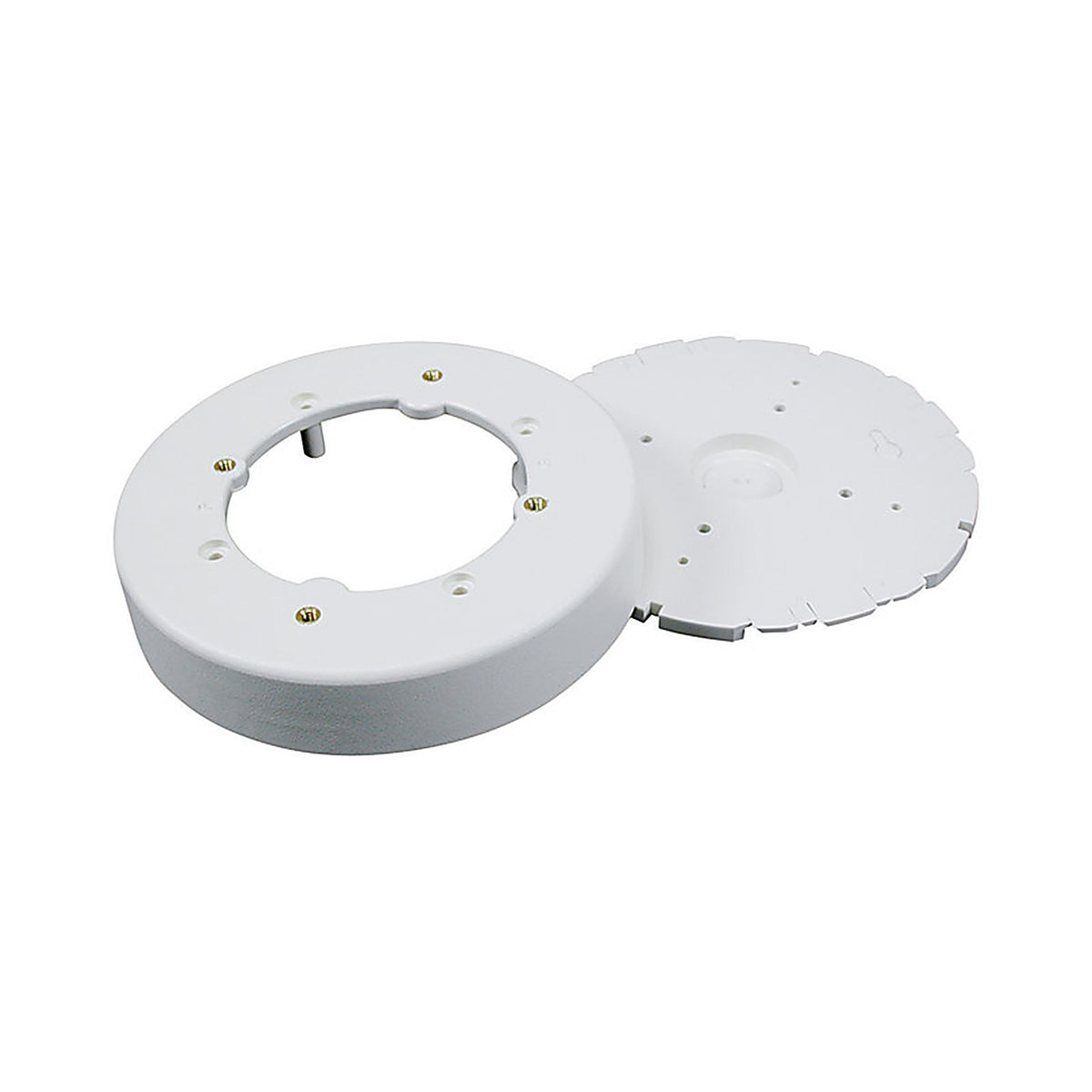Legrand - NM4 - Wiremold 1-1/4 in. Round Plastic Electrical Box Ivory