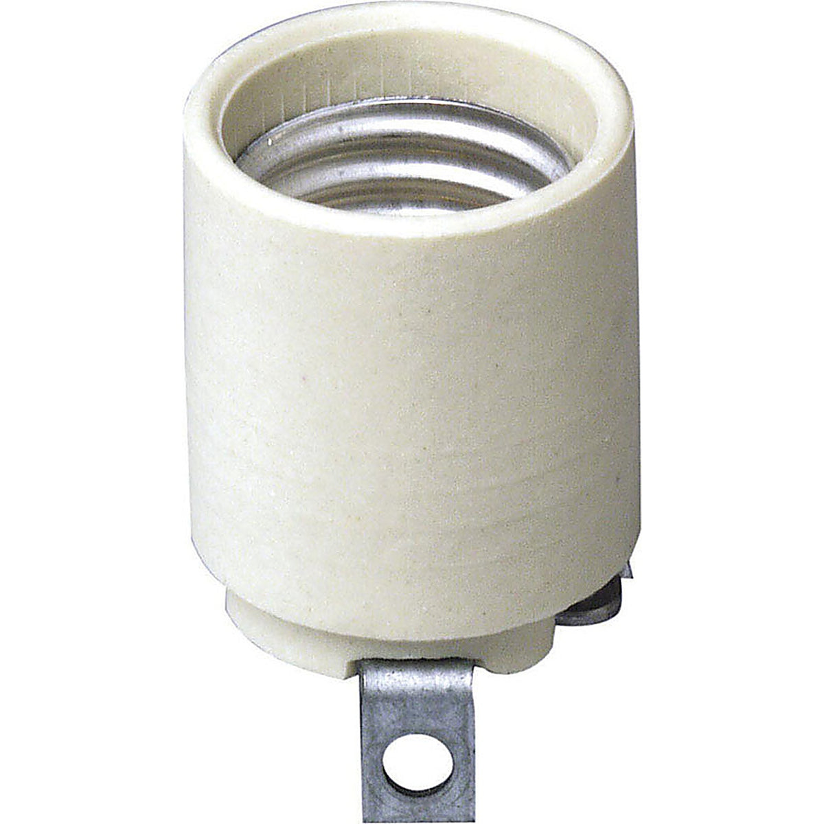 Leviton - 03152-00F - Porcelain Incandescent Medium Base Keyless Socket - 1/Pack
