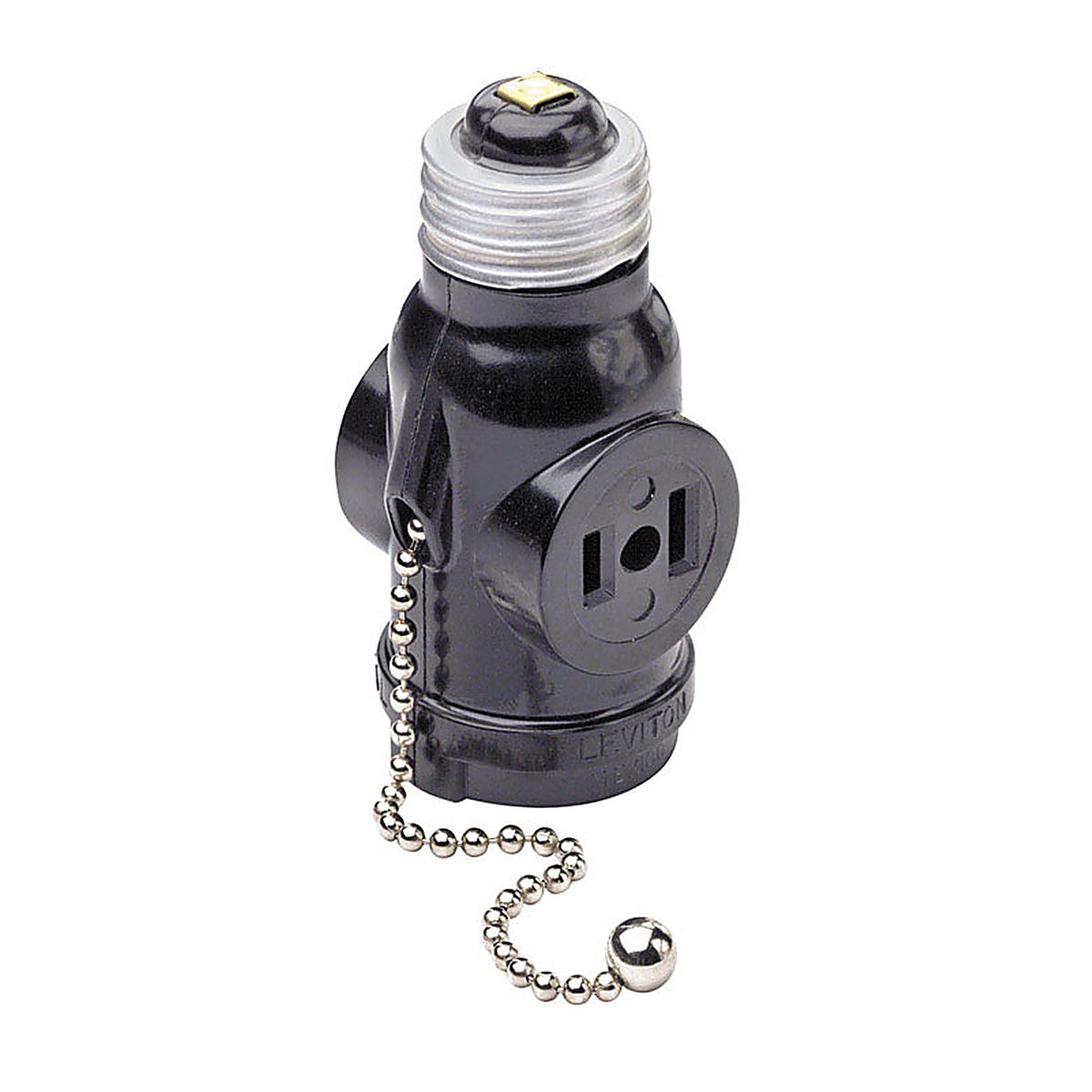 Leviton - C30-01406-000 - Plastic Medium Base Lampholder - 1/Pack