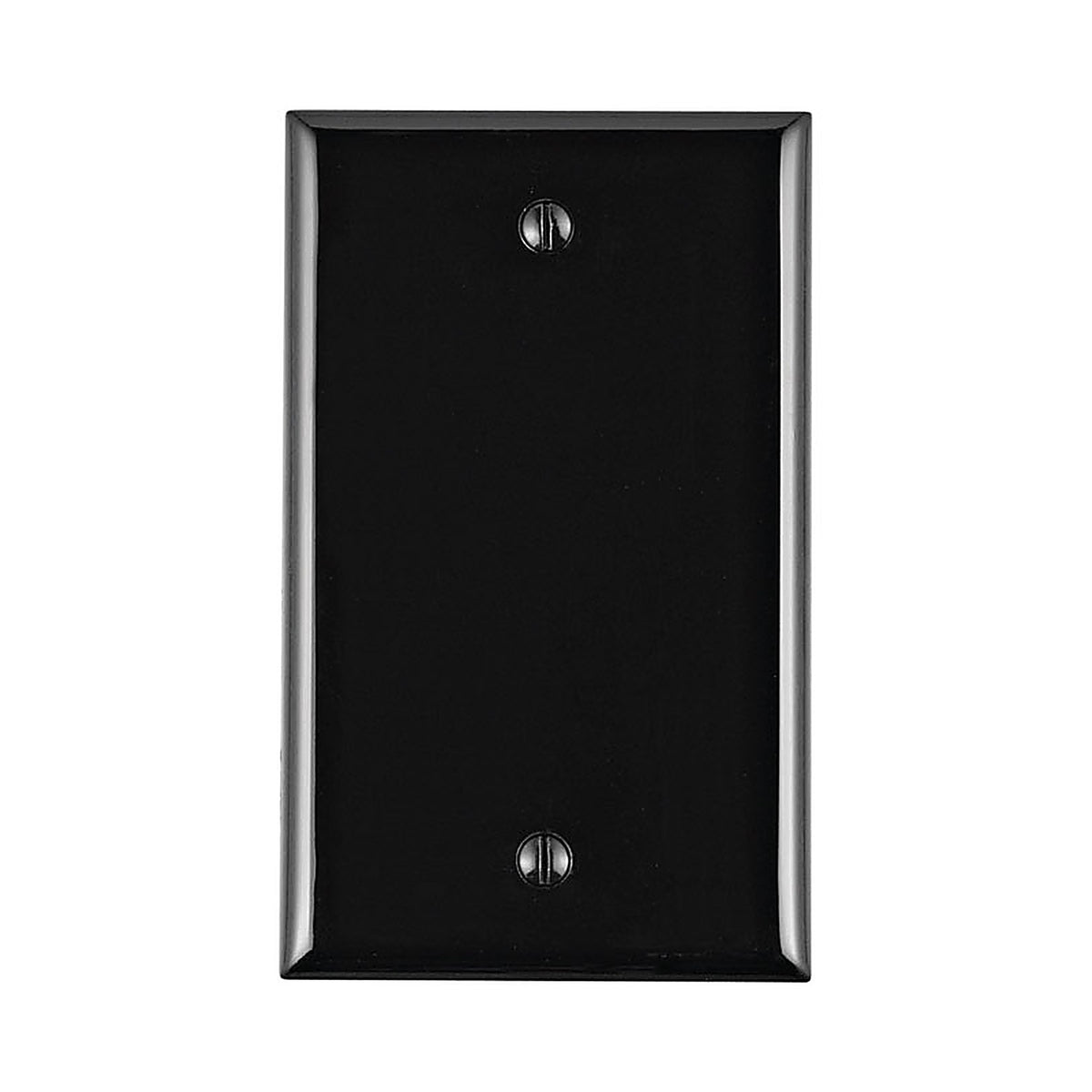Leviton - 80714-00E - Black 1 gang Nylon Blank Wall Plate 1 pk