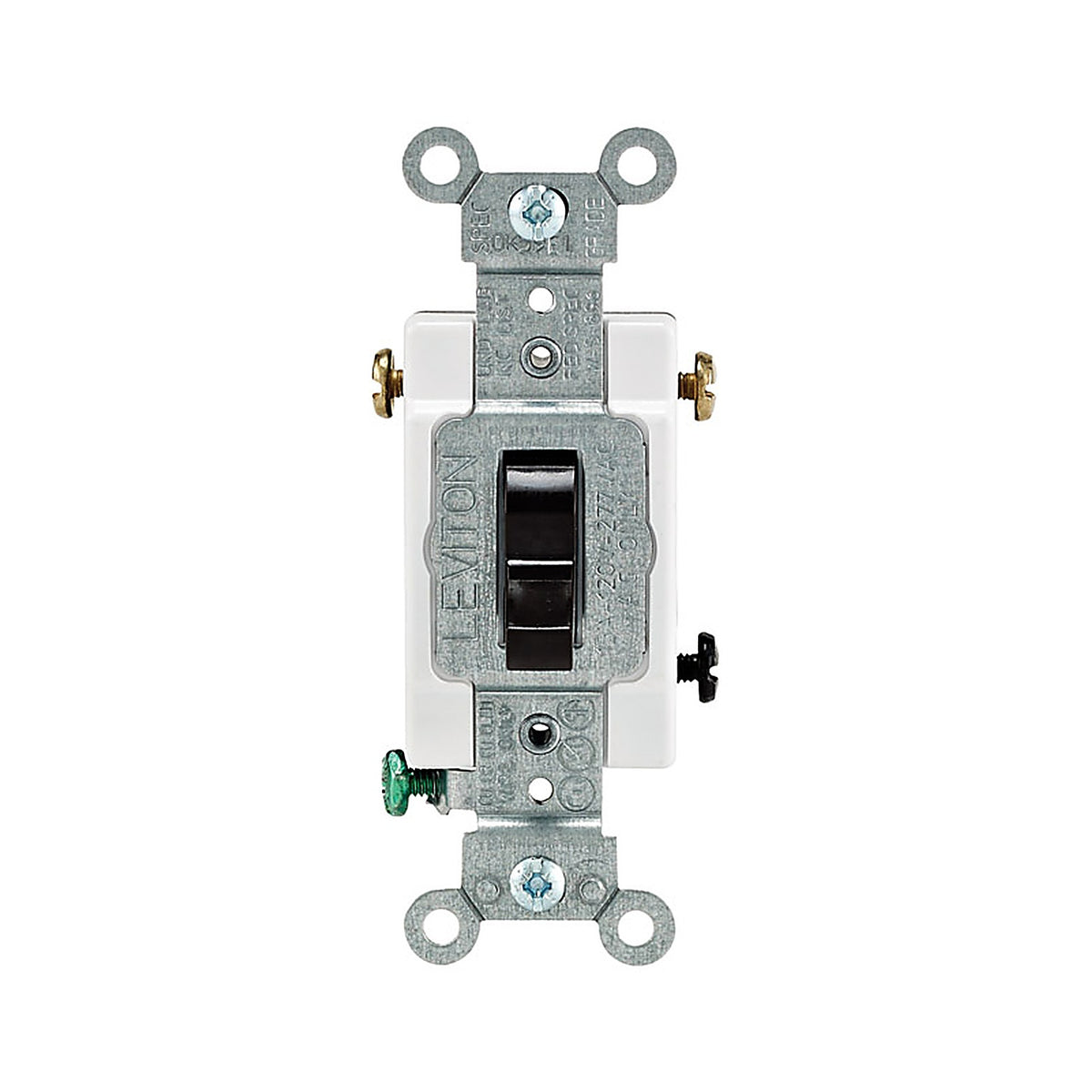 Leviton - CS315-002 - Commercial 15 amps Toggle Switch Brown 1 pk