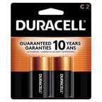 Duracell - MN1400B2Z - Coppertop C Alkaline Batteries 2 pk Carded
