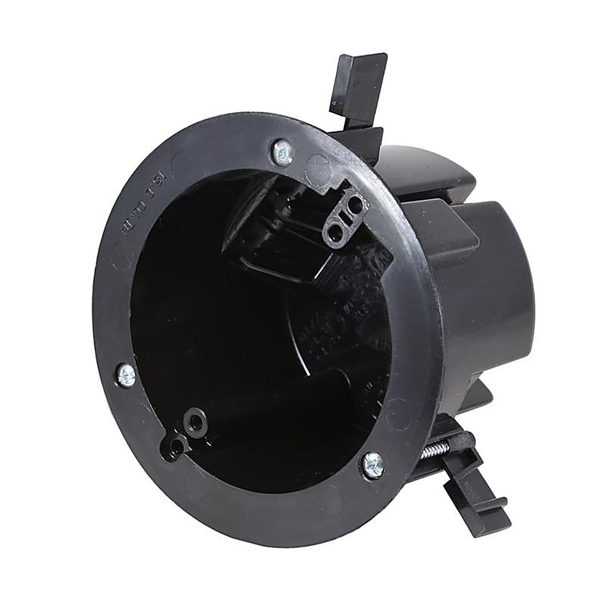 Cantex - EZ18CO - EZ Box Old Work 18 cu in Round Polycarbonate Ceiling Box Black