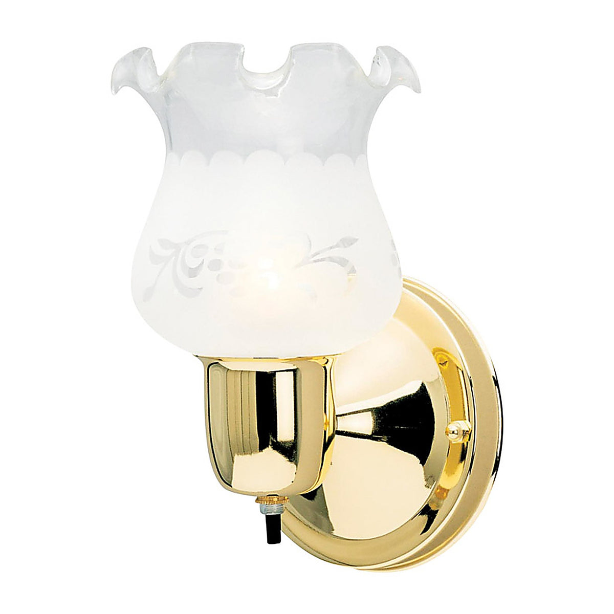 Westinghouse - 6660148 - 1 Polished Brass Wall Sconce
