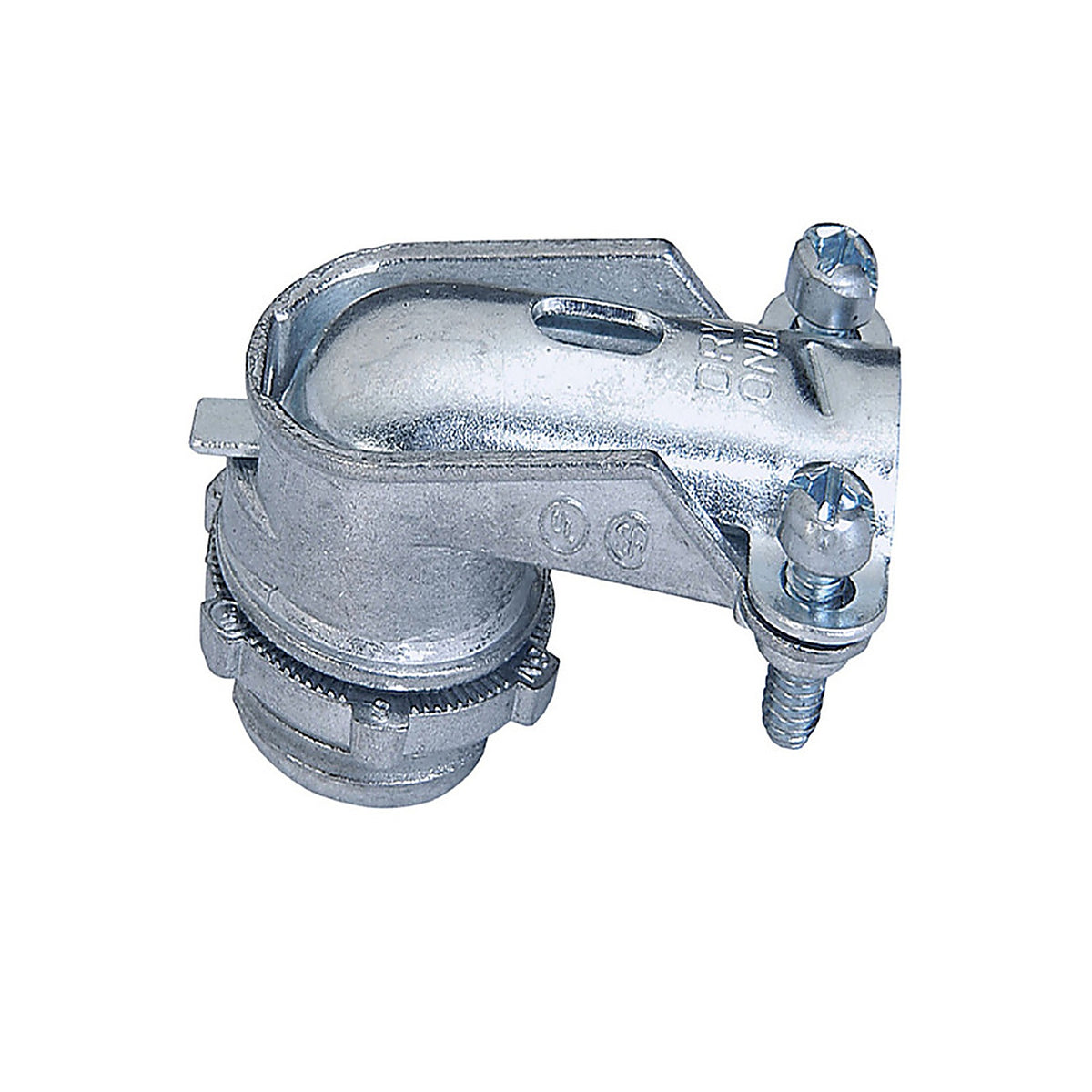 Sigma Electric - 55804 - 1/2 in. Dia. Die-Cast Zinc Flex Angle Connector For AC, MC and FMC/RWFMC - 25/Pack