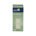 Leviton - 05634-0TS - Decora 15 amps Single Pole Combination AC Quiet Switch Light Almond - 1/Pack