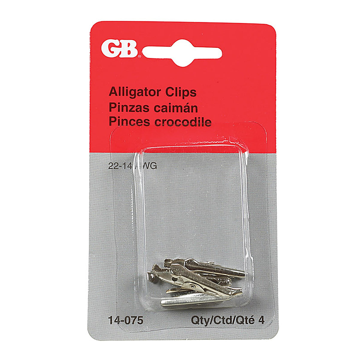 Gardner Bender - 14-075 - Alligator Clips - 4/Pack