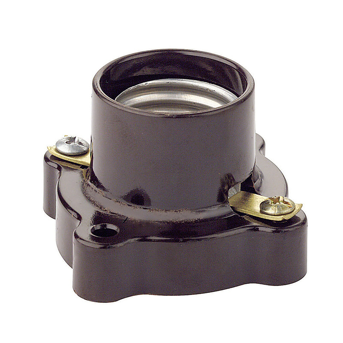 Leviton - 09063-000 - Phenolic Incandescent Medium Base Poney Cleat Socket 1 pk