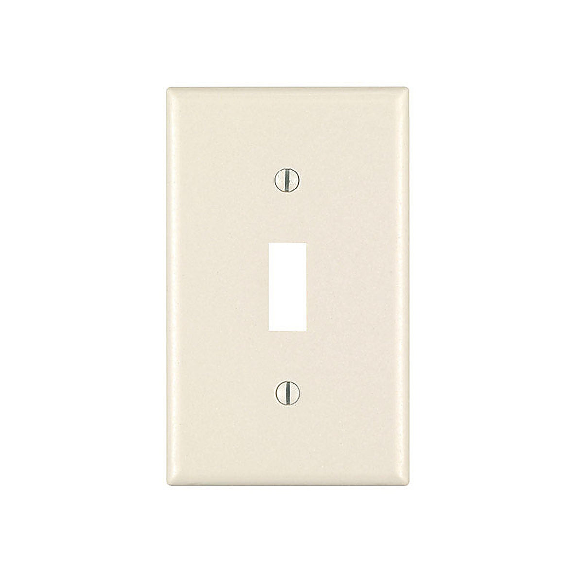 Leviton - 78001-TMP - Light Almond 1 gang Thermoset Plastic Toggle Wall Plate - 10/Pack