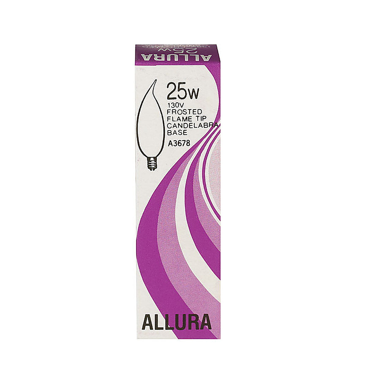 Satco - 03678 - ALLURA 25 W CA9 Chandelier Incandescent Bulb E12 (Candelabra) Soft White 1 pk