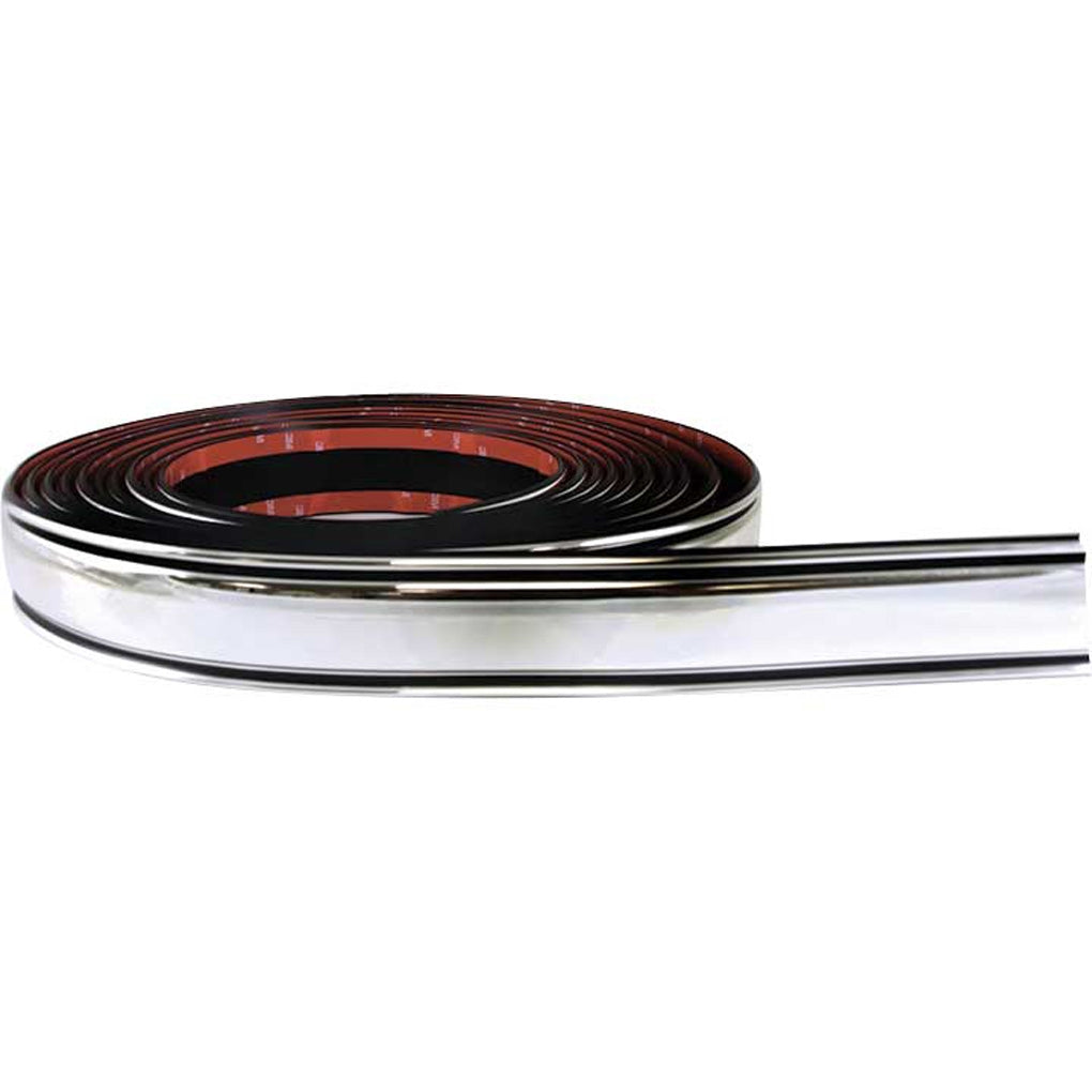 Cowles Protekto Trim - 33-152 - 2-1/4in Silverado All Chrome Molding, 34ft Kit