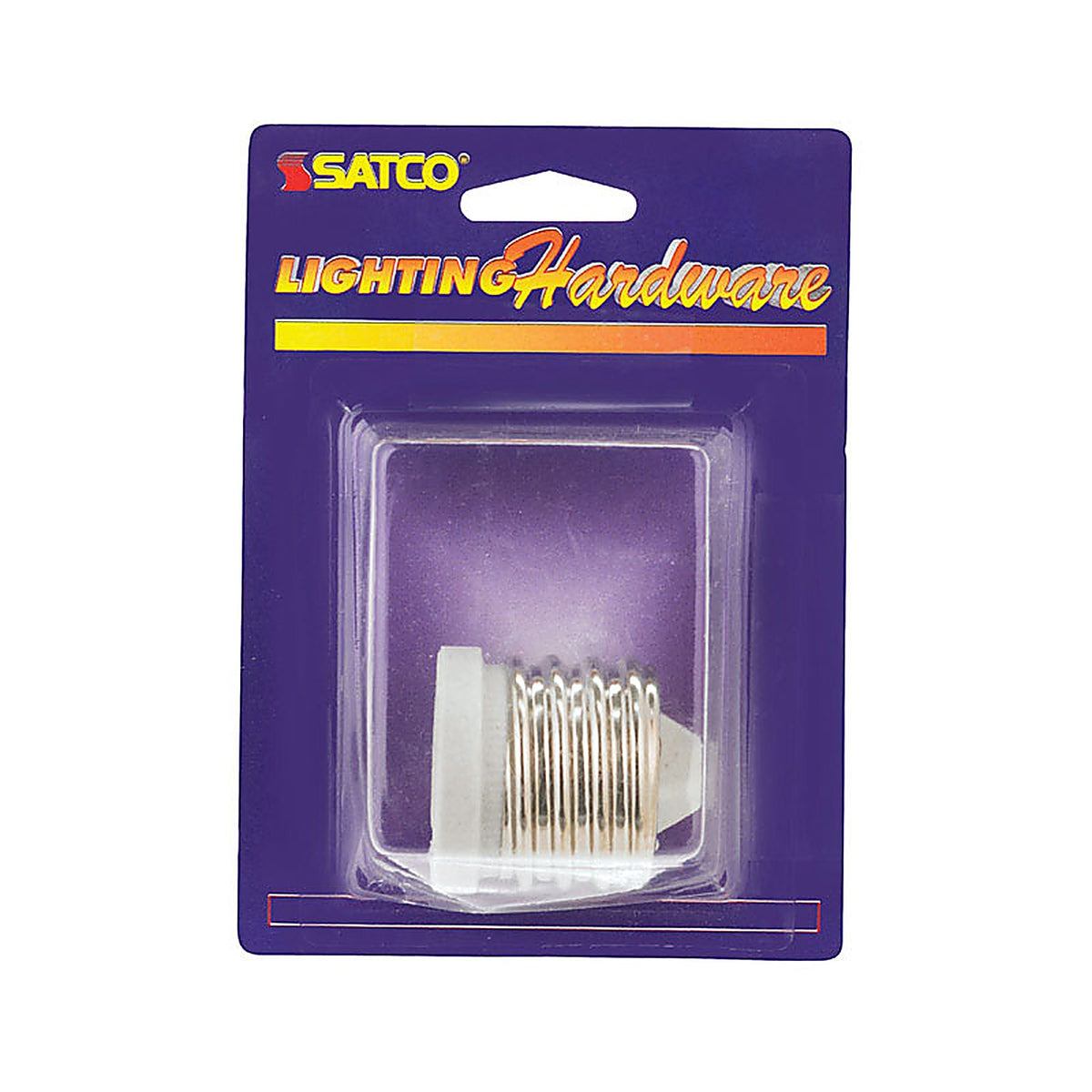 Satco - 70212 - Plastic Mogul to Medium Base Socket Reducer - 1/Pack