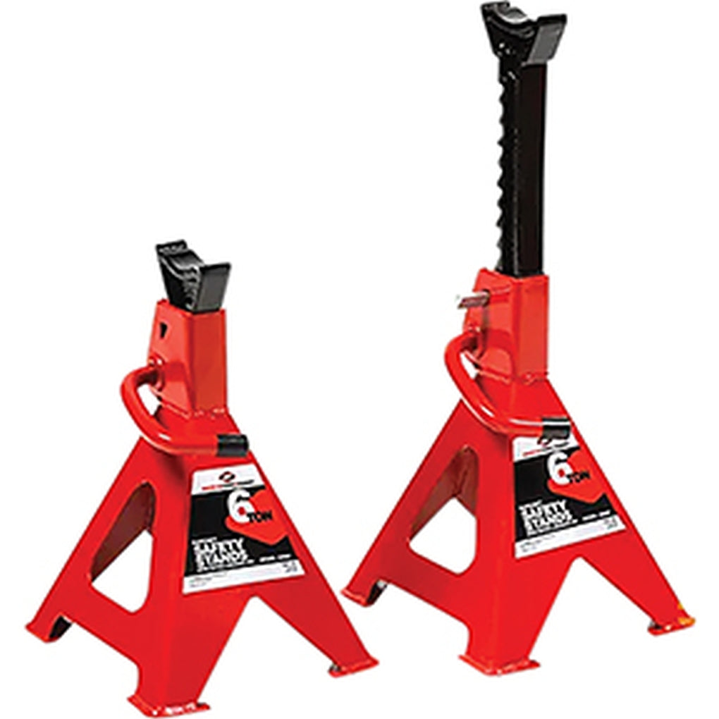 American Forge And Foundry - 3306A - Jack Stands 6 Ton Ratchet (Pair)
