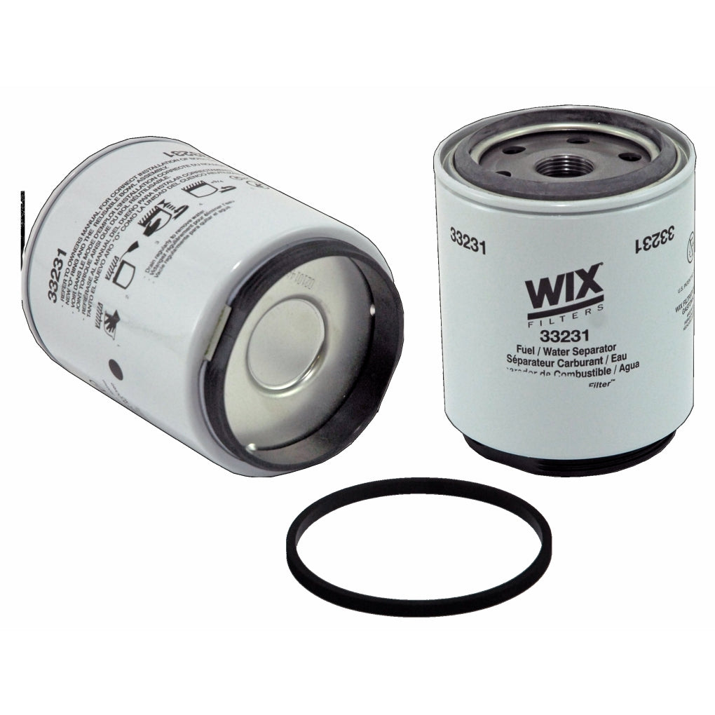 WIX - 33231 - Spin On Fuel Water Separator w/ Open End Bottom