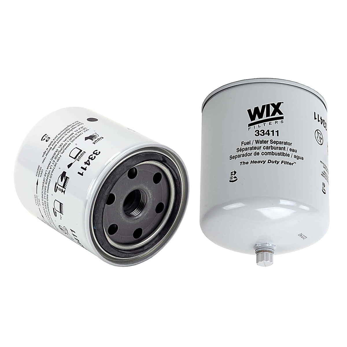 Wix Filters - 33411 - Wix Spin-On Fuel/Water Separator Filter