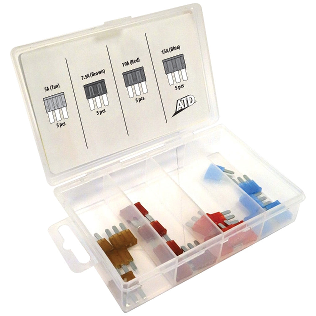ATD - 335 - 30 Pc. Micro-3 Fuse Assortment