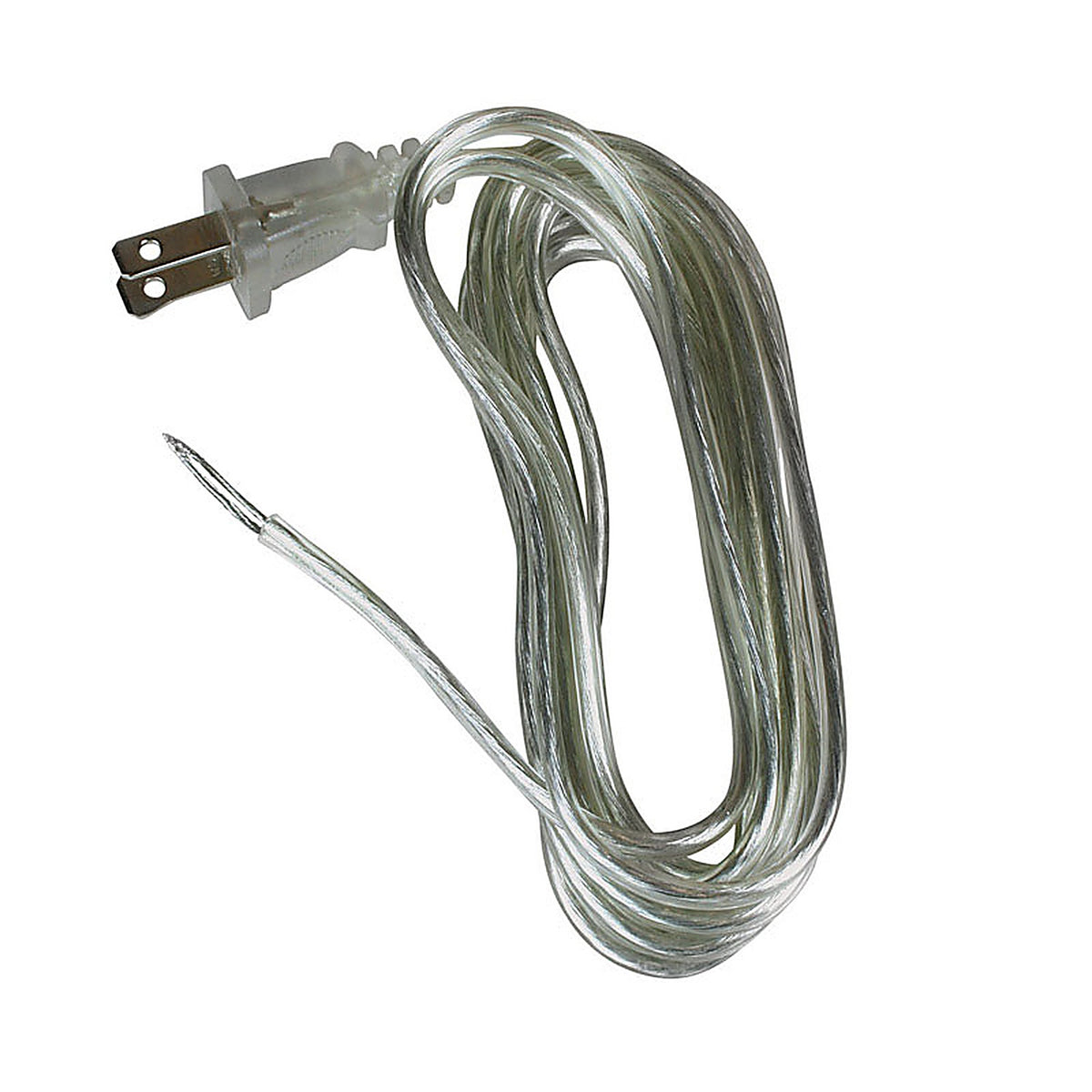 Jandorf - 60133 - LAMP CORD 8' SILVER PK/1
