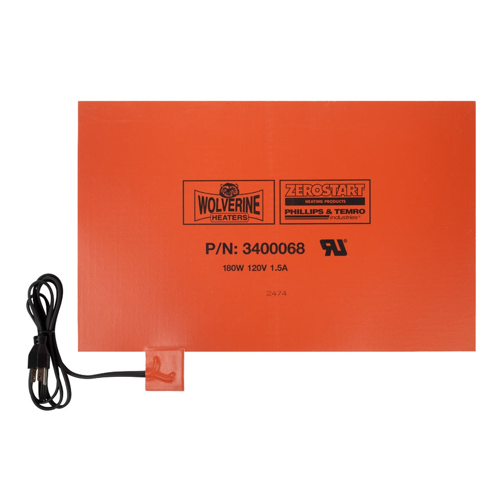 ZeroStart - 3400068 - Flexible Battery Warmer, 180W 120V 13.0in. x 20.5in.