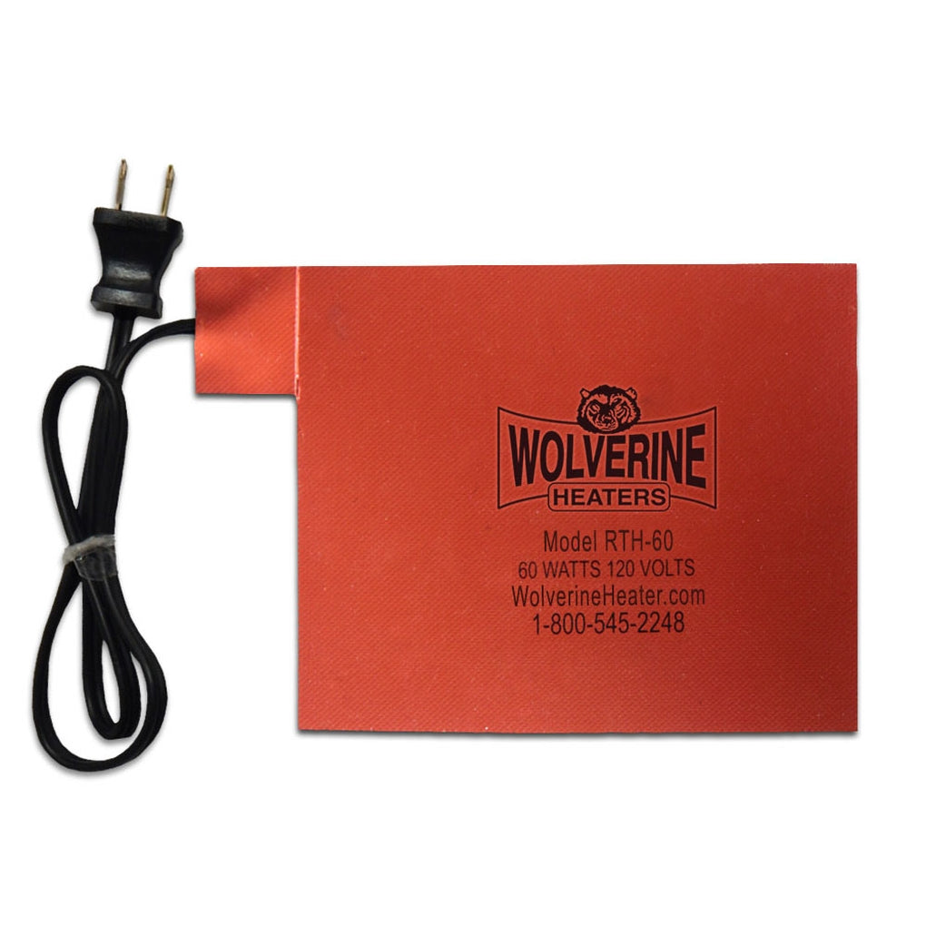 ZeroStart - 3400108 - Silicone Pad, Adhesive - 60W, 120V, 0.5A - 8-1/2in. x 8-1/2in.