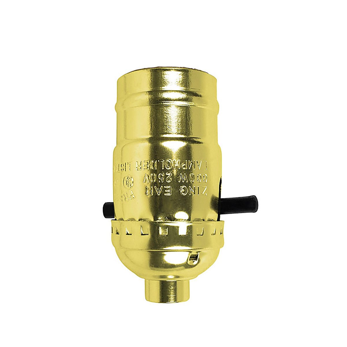 Jandorf - 60407 - Metal Medium Base Push Thru Socket - 1/Pack
