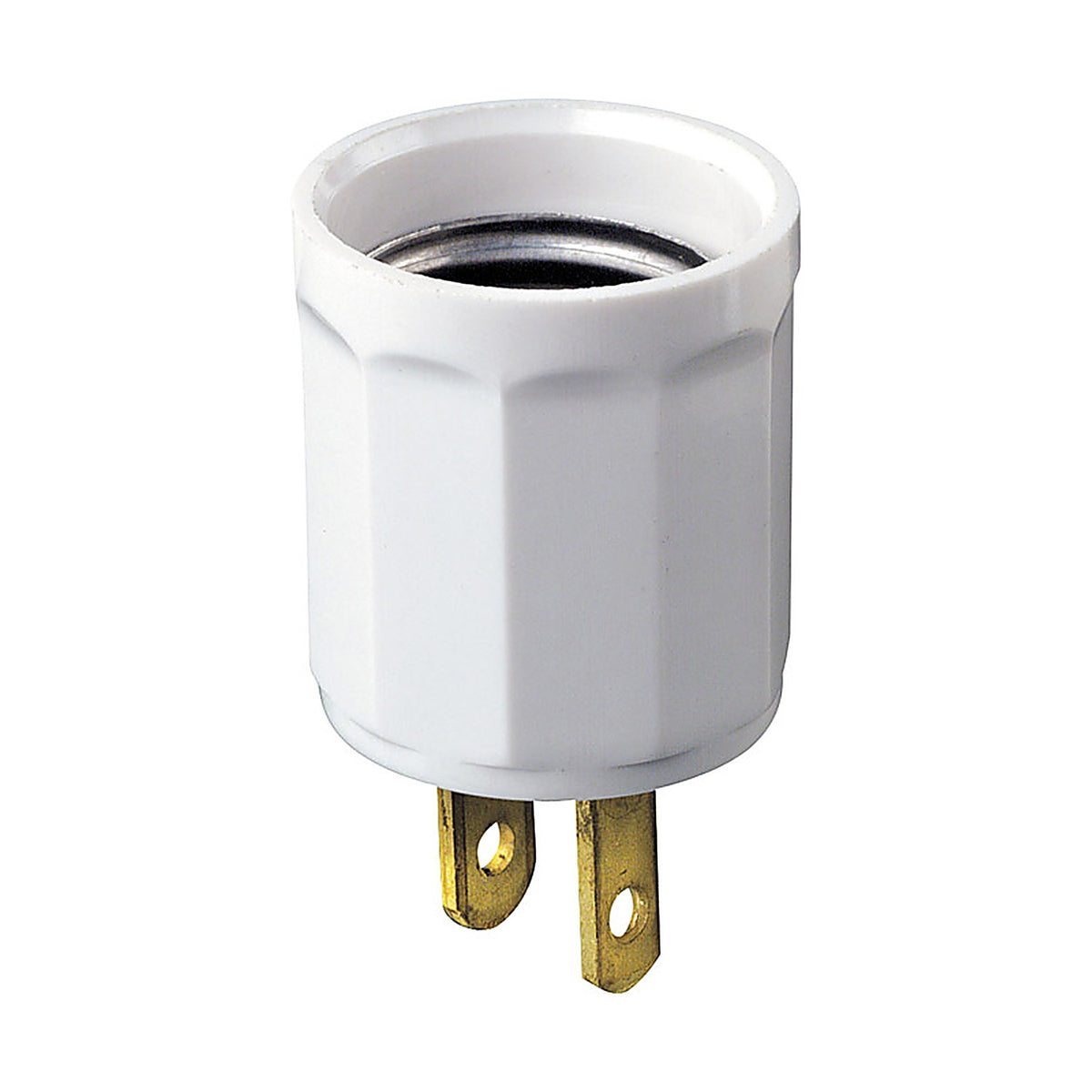 Leviton - 00061-00W - Polarized 1 outlets Adapter - 1/Pack