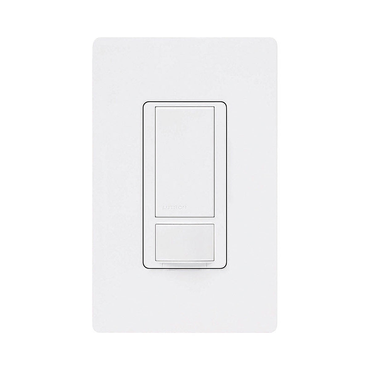 Lutron - MS-OPS5MH-WH - Maestro Occupancy Single pole Motion Sensor Triple Combination Switch White - 1/Pack