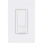 Lutron - MS-VPS5MH-WH - 5 amps Single Pole Sensor Alarm/Sensor Switch White 1 pk