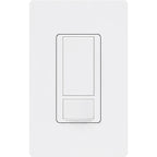 Lutron - MS-VPS2H-WH - 2 amps Single Pole Sensor Alarm/Sensor Switch White 1 pk