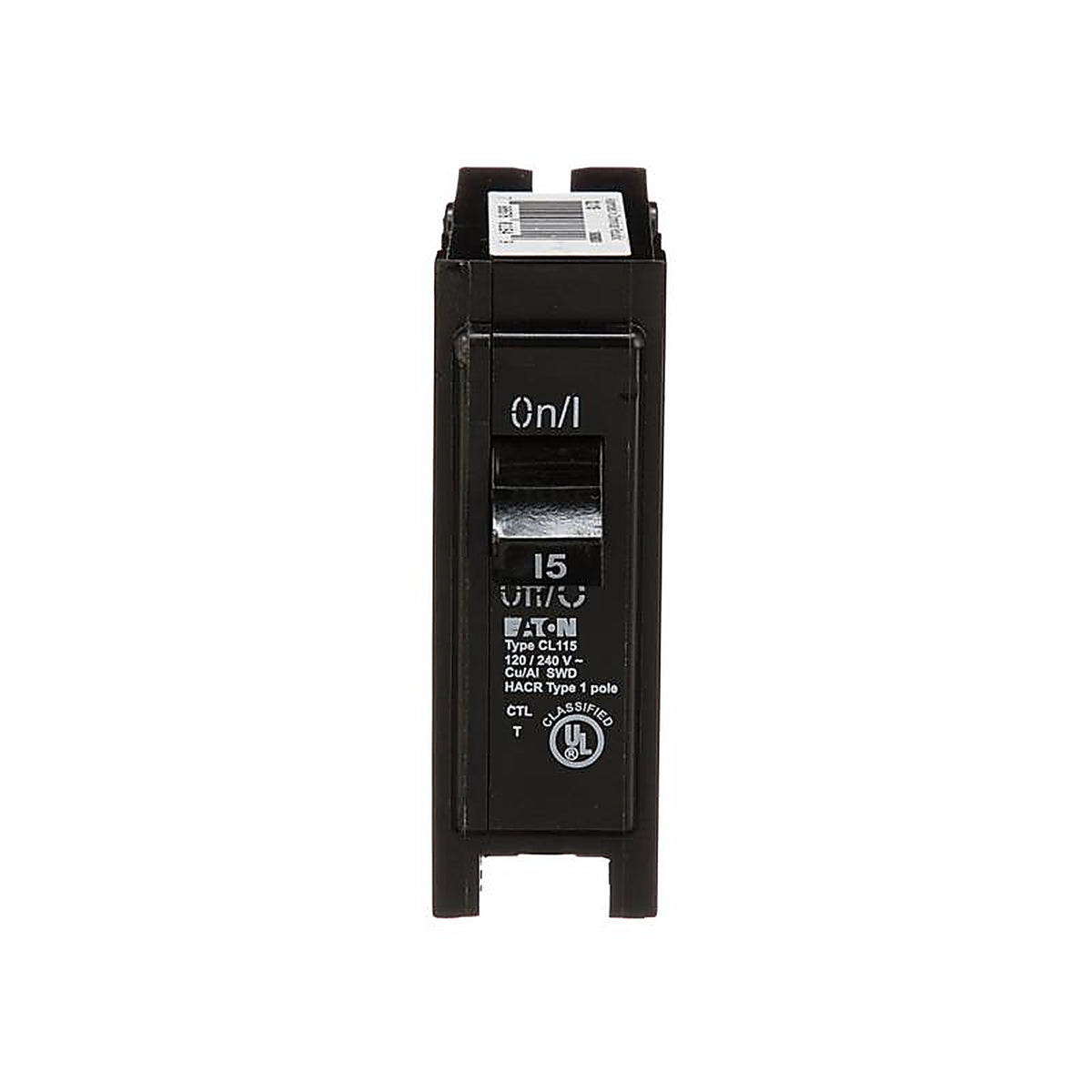 Eaton - CL115CS - 15 amps Plug In Single Pole Circuit Breaker