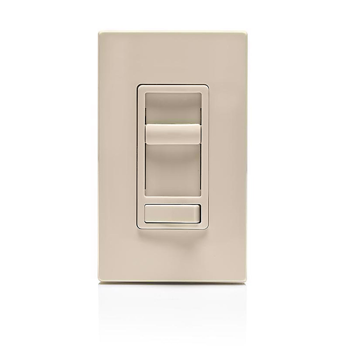 Leviton - R68-06674-P0T - SureSlide Light Almond 600 watt Preset Slide Dimmer Switch - 1/Pack