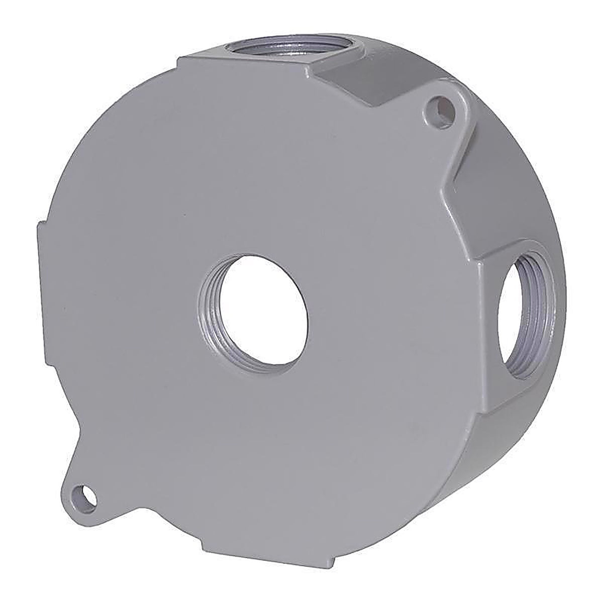 Sigma Electric - 143854 - 5-1/2 in. Round Metallic Weatherproof Box Gray