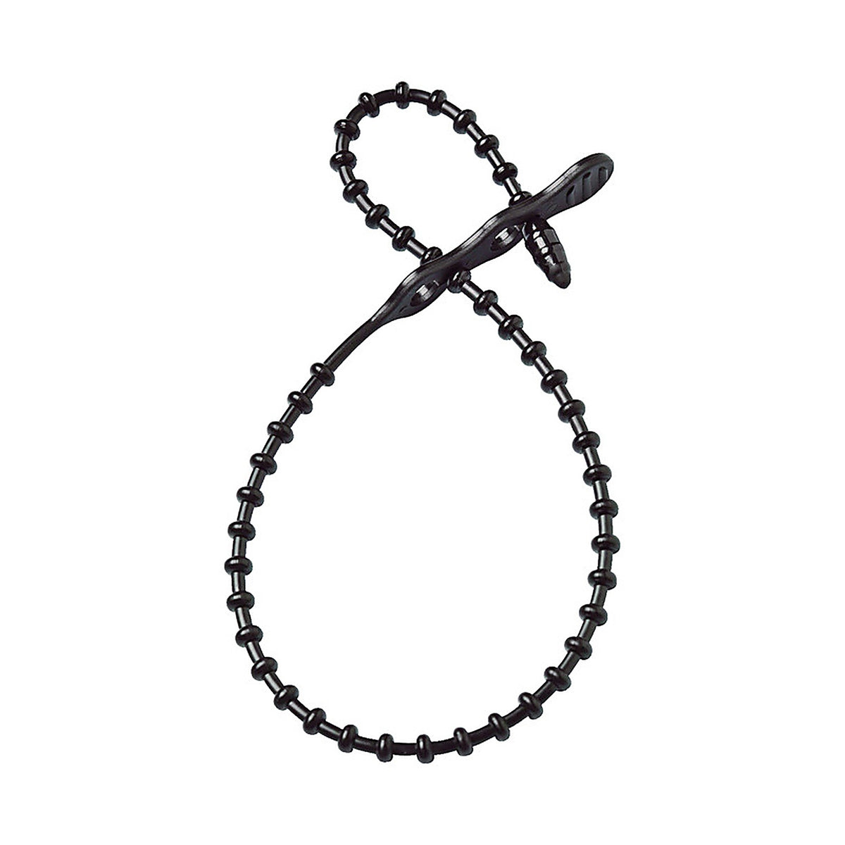 Gardner Bender - 45-8BEADBK - 8 in. L Black Beaded Cable Tie - 15/Pack