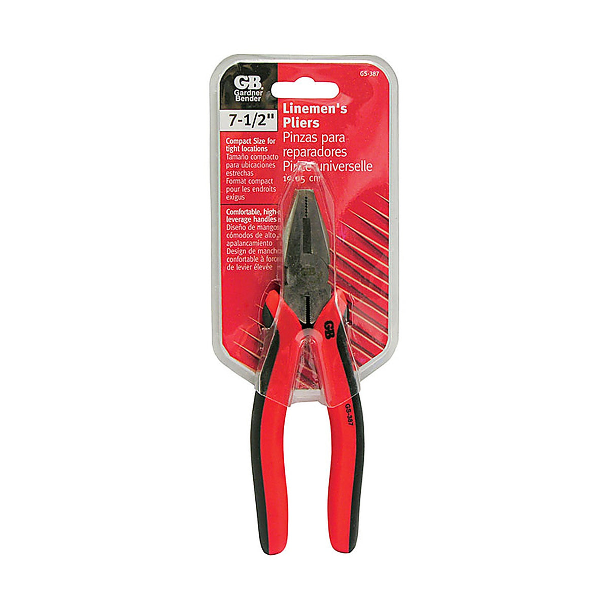 Gardner Bender - GS-387 - 7-1/2 in. Carbon Steel Linesman Pliers