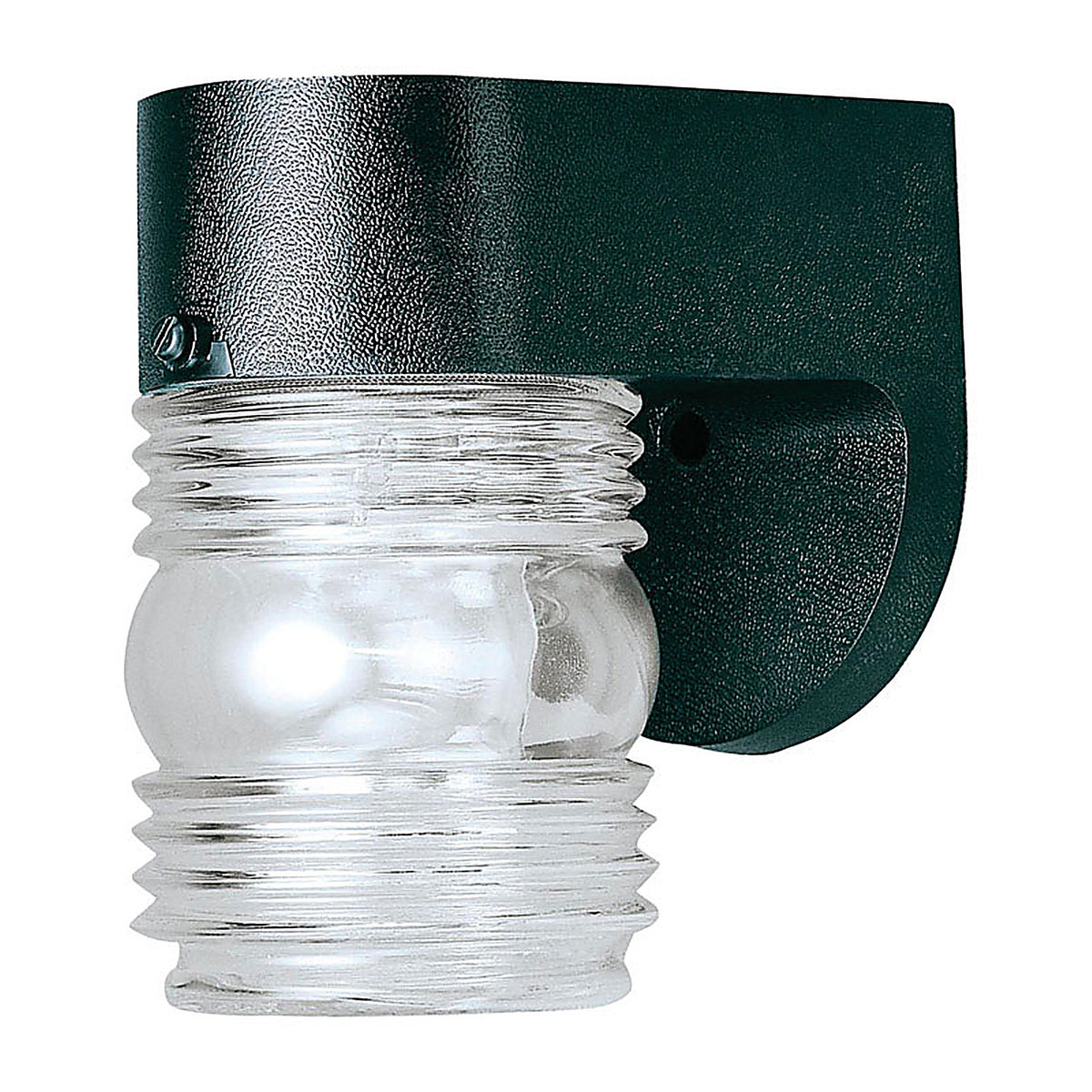 Westinghouse - 66800 - Gloss Black Switch Incandescent Jelly Jar Light