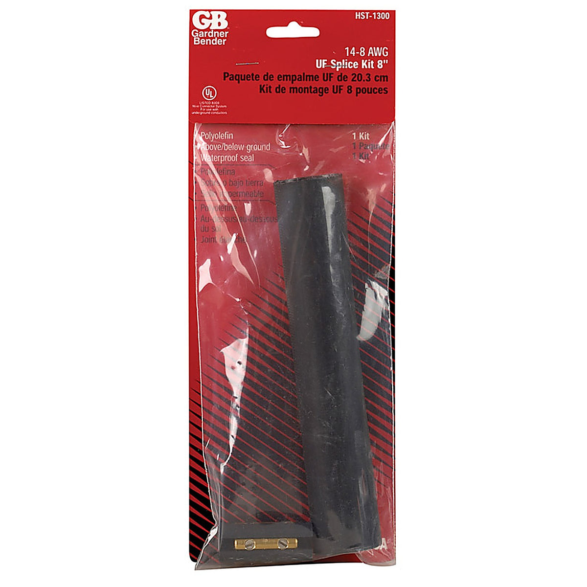Gardner Bender - HST-1300 - 14-8 Ga. Insulated Wire Splice Kit Black - 1/Pack