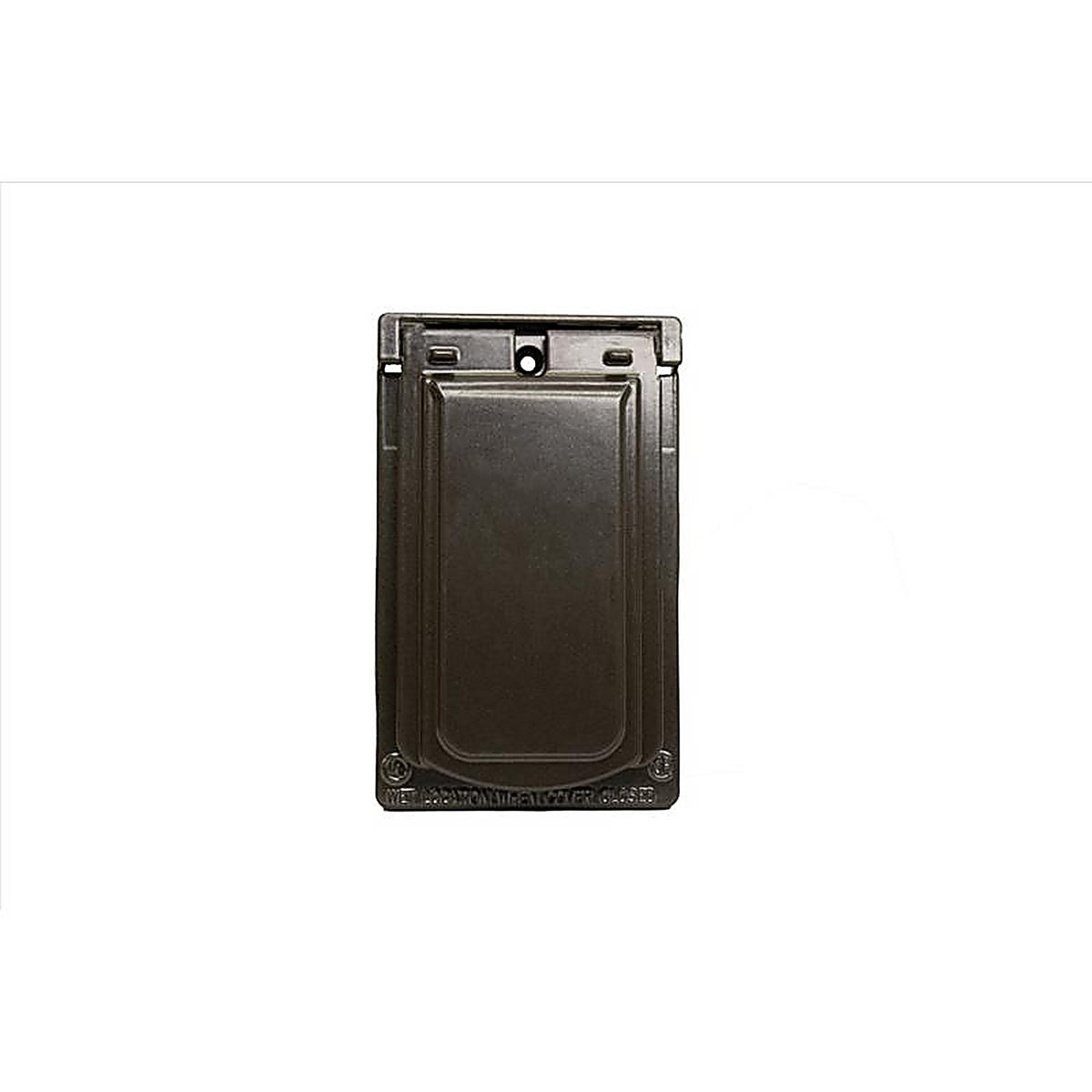 Sigma Electric - 14248BR - Rectangle Metal 1 gang Vertical GFCI Cover For Wet Locations