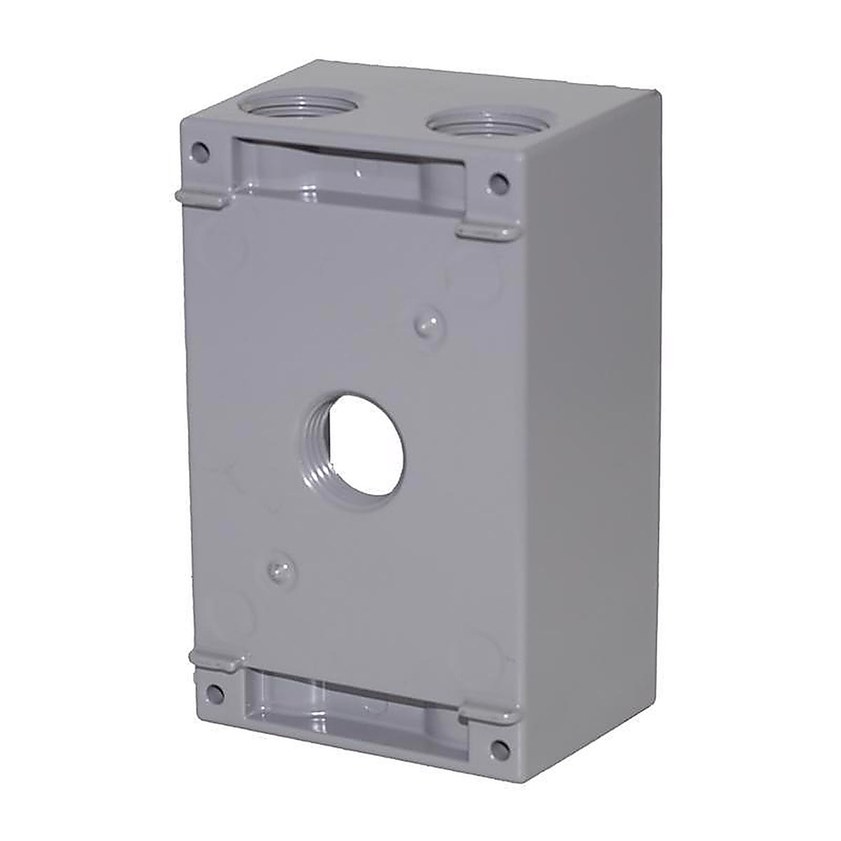 Sigma Electric - 14251-5 - 4-1/2 in. Rectangle Metallic 1 gang Weatherproof Box Gray