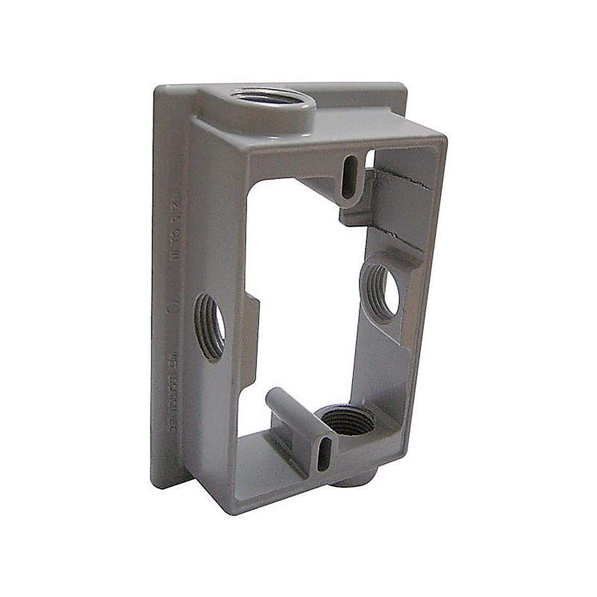 Sigma Electric - 14234 - 4-5/8 in. Rectangle Metallic Extension Ring Gray