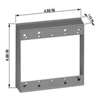 Sigma Electric - 14323 - 4-5/8 in. Square Metallic Extension Ring Gray