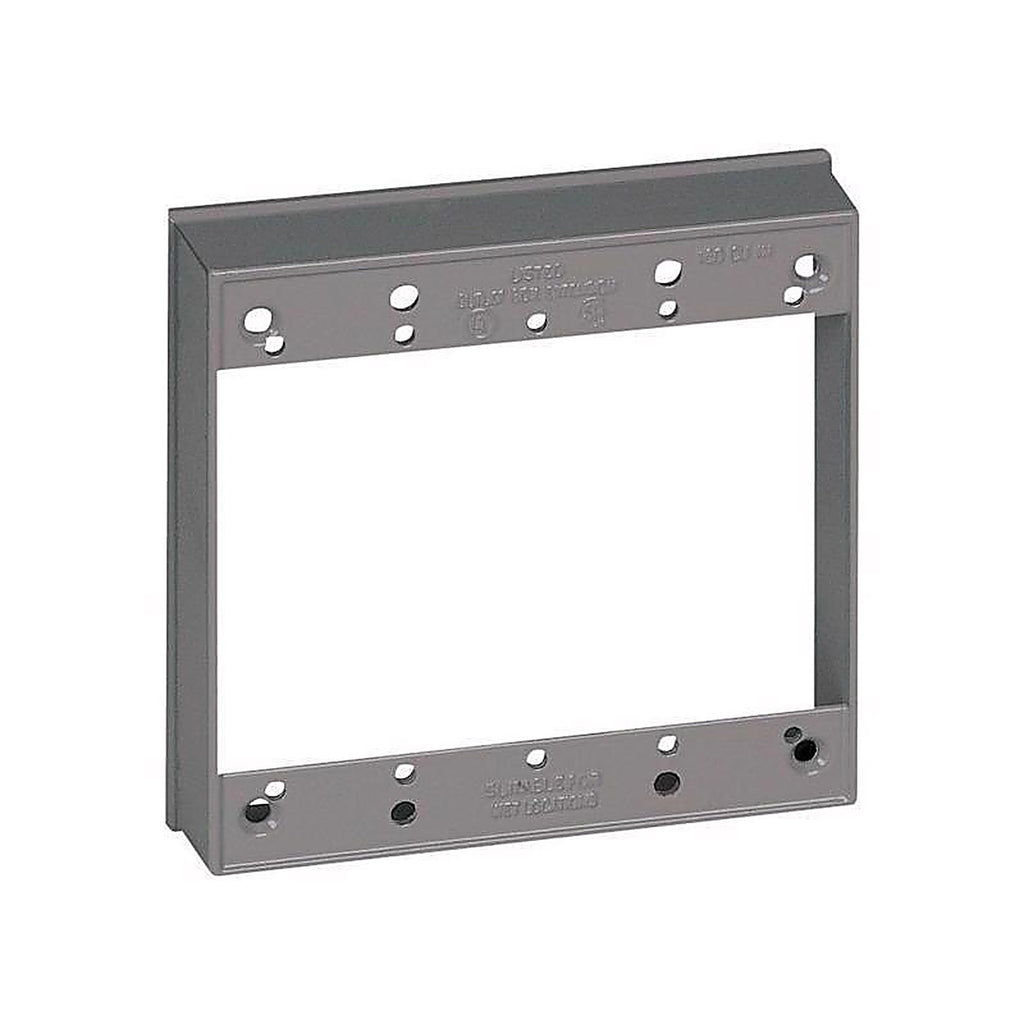 Sigma Electric - 14323 - 4-5/8 in. Square Metallic Extension Ring Gray