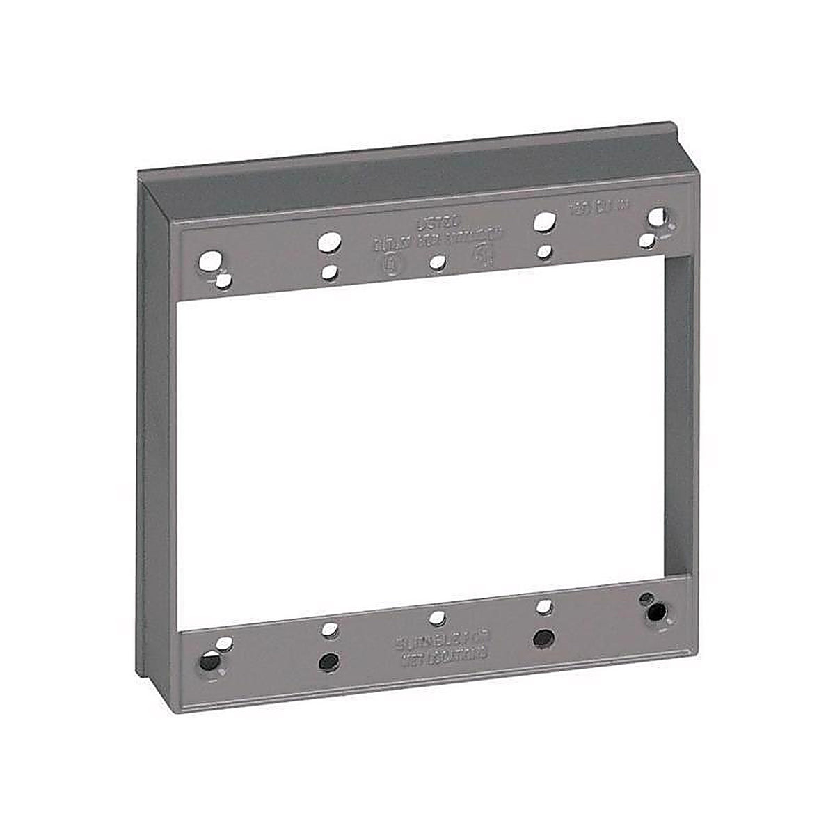 Sigma Electric - 14323 - 4-5/8 in. Square Metallic Extension Ring Gray