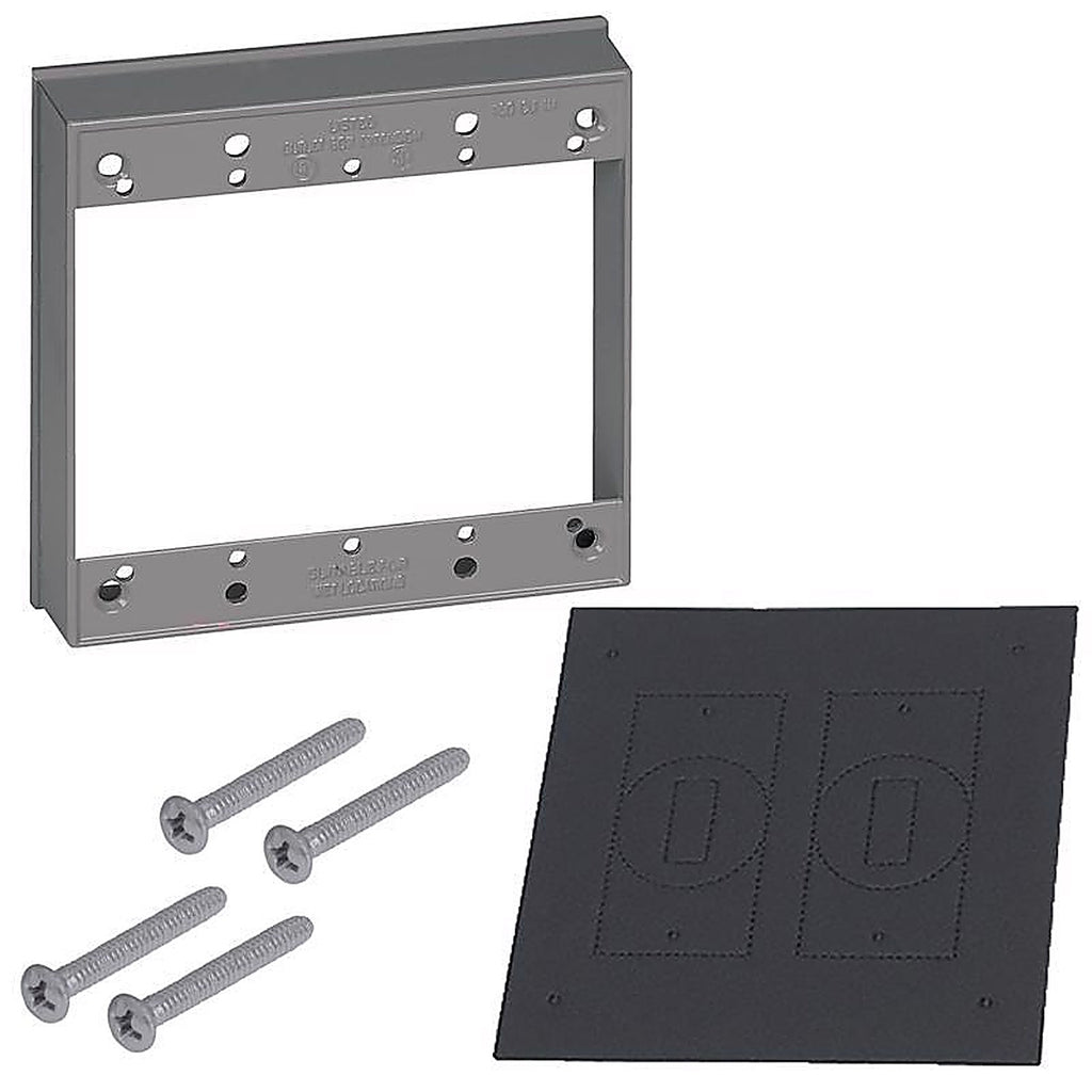 Sigma Electric - 14323 - 4-5/8 in. Square Metallic Extension Ring Gray