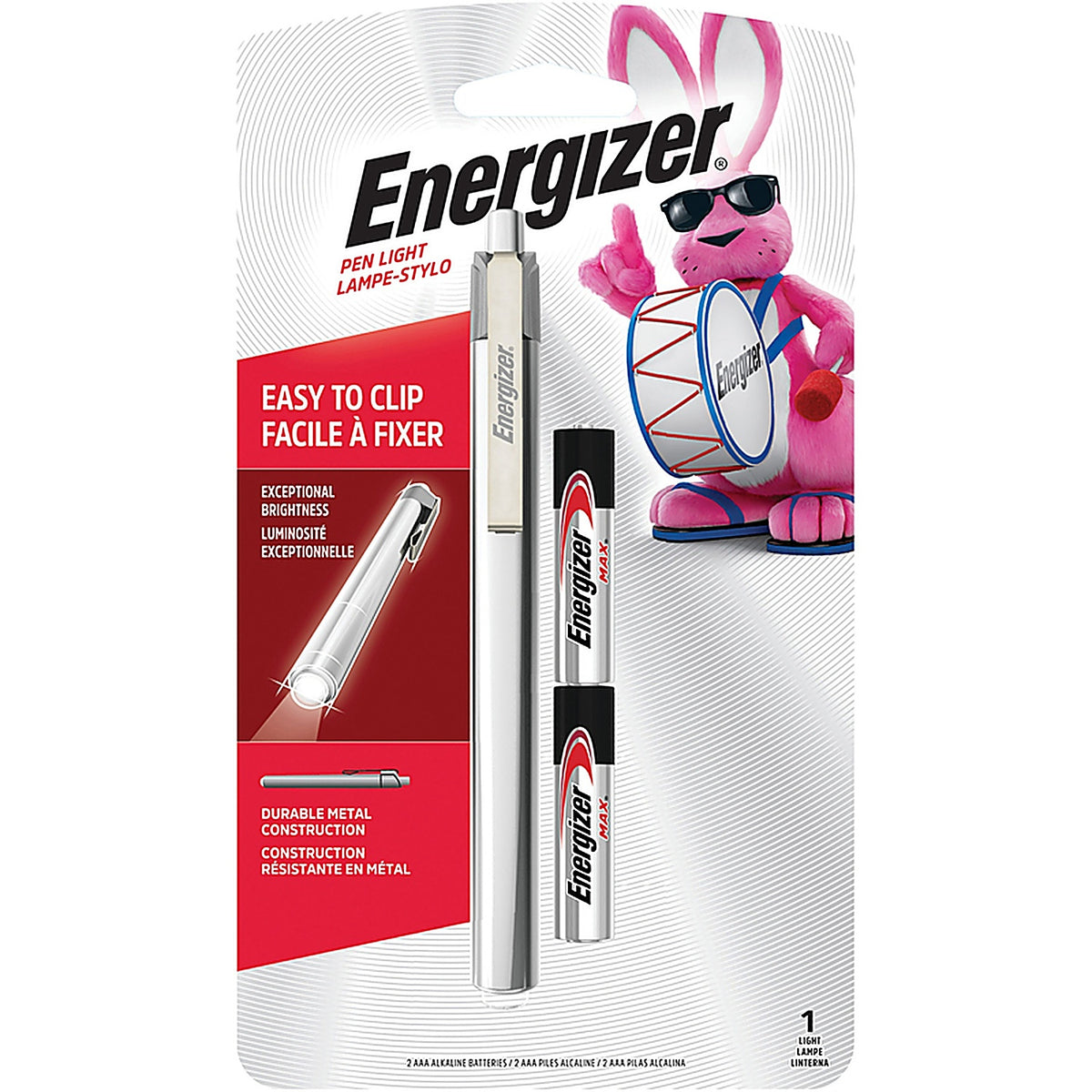 Energizer - PLED23AEH - 35 lumens Gray LED Pen Light AAA Battery